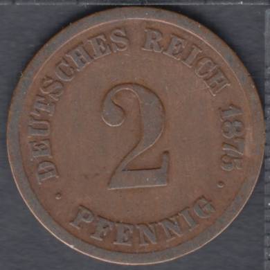 1875 D - 2 Pfennig - Germany