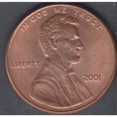 2001 - B.Unc - Lincoln Small Cent