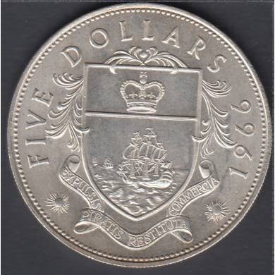 1966 - 5 Dollars - Bahamas