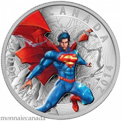 2014 - $20 - 1 oz. Fine Silver Coin - Iconic Superman Comic Book Covers: Superman Annual #1 2012