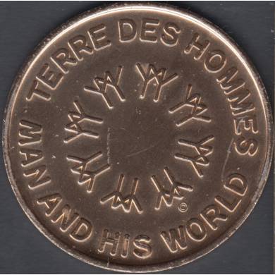 1967 - Terre des Hommes - Man and his World - Good Luck - Medal