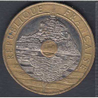 1993 - 20 Francs - Mont St-Michel - France