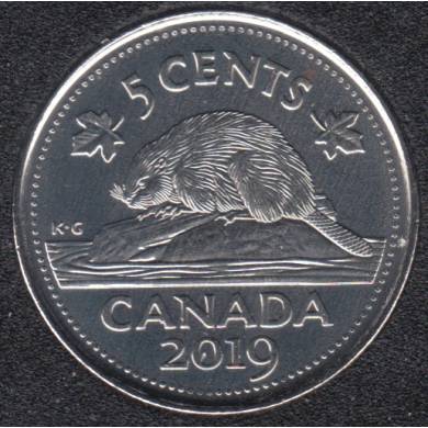 2019 - B.Unc - Canada 5 Cents