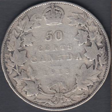 1913 - VG - Canada 50 Cents