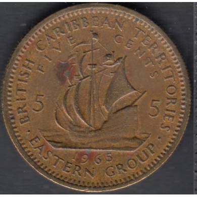 1965 - 5 Cents - East Caribbean States