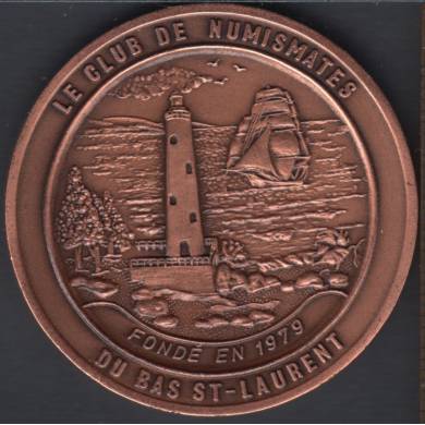 Bas St-Laurent Club Numismatique - 1992 - 450 Anni. Christophe Colomb en Amrique - Copper - 55 pcs - With Certificate - Medal