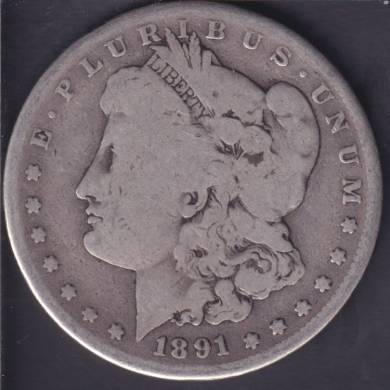 1891 S - VG - Morgan Dollar USA