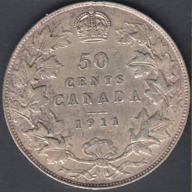 1911 - VF - Canada 50 Cents