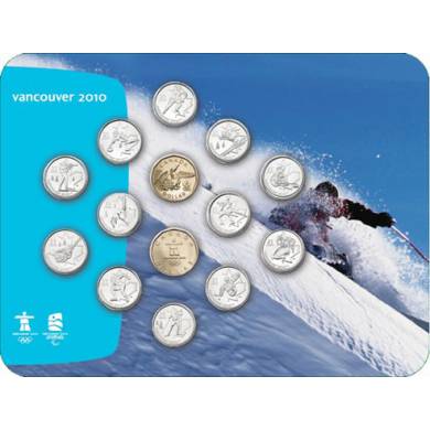 2010 - Vancouver – Skier Coin Collection