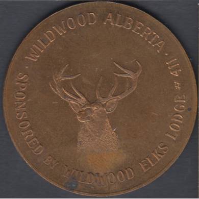 1965 - Souvenir - Willwood Alberta - Klondike Day - Willwood Elks Lodge #411 - Medaille