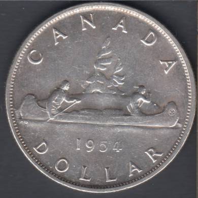 1954 - VF/EF - Canada Dollar