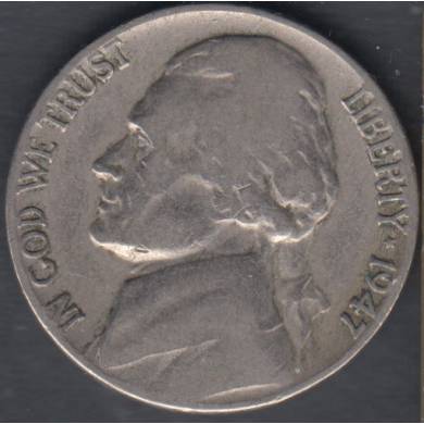 1947 - Fine - Jefferson - 5 Cents