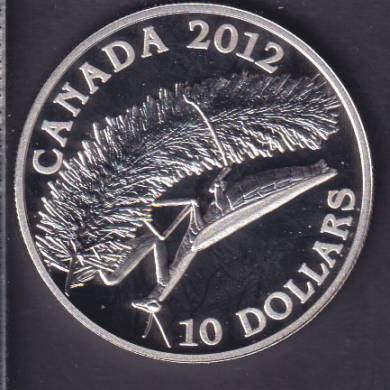 2012 - $10 - Fine Silver Coin - Praying Mantis