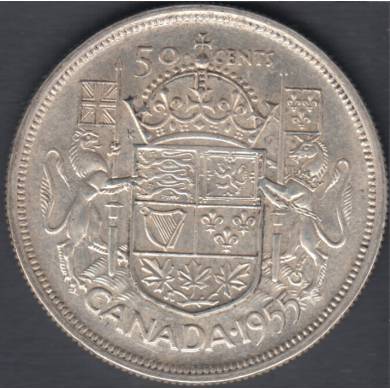 1955 - EF - Canada 50 Cents