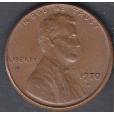 1970 D - AU - UNC - Lincoln Small Cent
