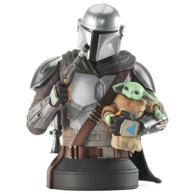 Star Wars The Mandalorian With Grogu 1/6 Scale Px Bust - Diamond Select