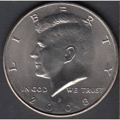 2008 P - B.Unc - Kennedy - 50 Cents