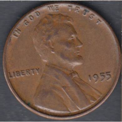 1955 - VF EF - Lincoln Small Cent