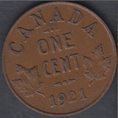 1921 - VF - Canada Cent