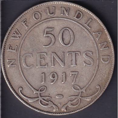 NewFoundland - 1917 C - VG - 50 Cents
