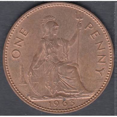 1963 - 1 Penny - Unc - Great Britain