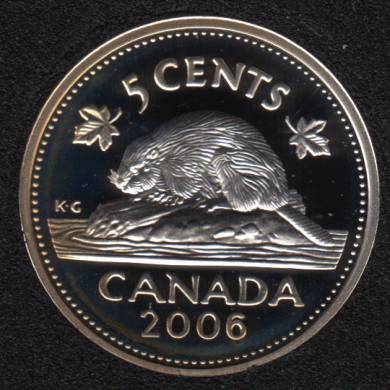 2006 - Proof - Silver - Canada 5 Cents