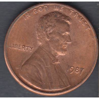 1987 - AU - UNC - Lincoln Small Cent
