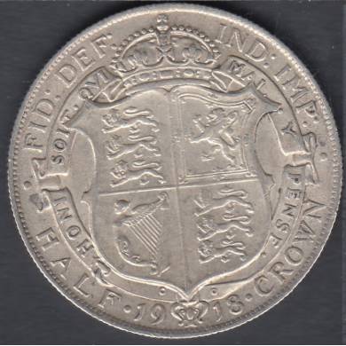 1918 - 1/2 Crown - EF - Great Britain