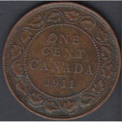 1911 - VF - Canada Large Cent