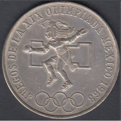 1968 - 25 Pesos - Olympique - Mexique