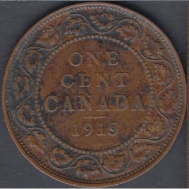1915 - VG/F - Canada Large Cent
