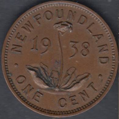 1938 - EF - 1 Cent - Newfoundland