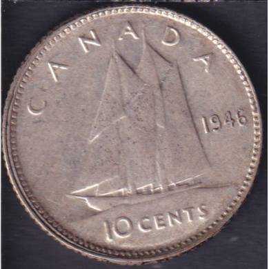 1946 - VF/EF - Canada 10 Cents