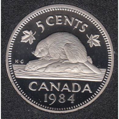 1984 - Proof - Canada 5 Cents