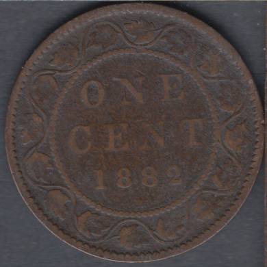 1882 H - Good - Obverse #2 - Canada Large Cent