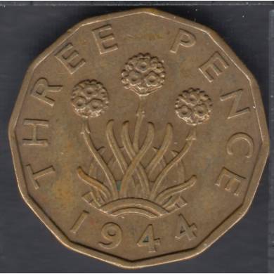 1944 - 3 Pence - Great Britain