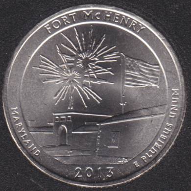 2013 P - Fort McHenry - 25 Cents