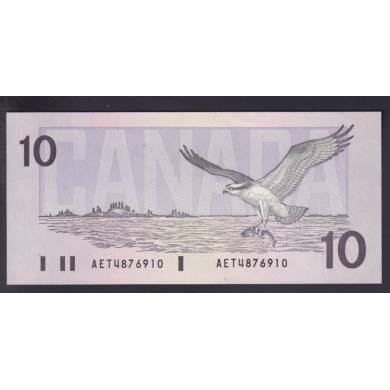 1989 $10 Dollars - UNC - Thiessen Crow- Prefix AET