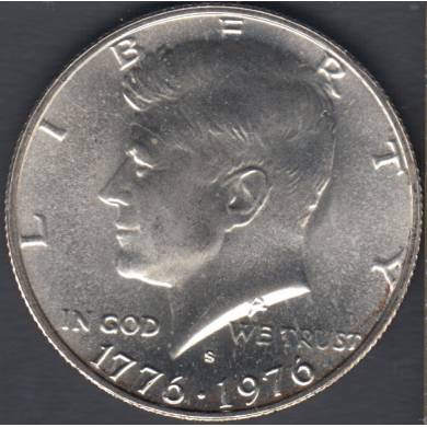 1976 - 1776 S - B.Unc - Silver Clad - Kennedy - 50 Cents
