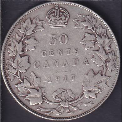 1917 - Fine - Canada 50 Cents