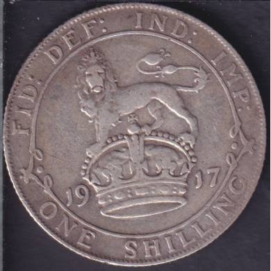 1917 - VG - Shilling - Grande Bretagne
