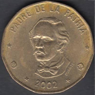 2002 - 1 Peso - Rpublique Dominicaine