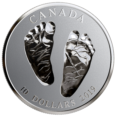 2019 - $10 - Baby Gift - Welcome to the World Silver Coin