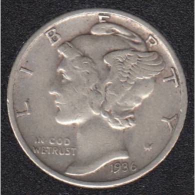 1936 - Mercury - 10 Cents