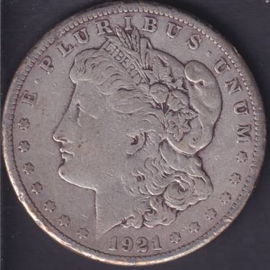 1921 S - F/VF - Morgan Dollar USA