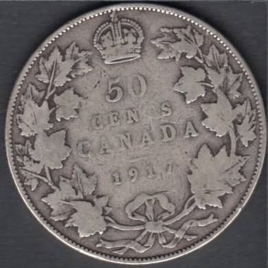 1917 - VG - Canada 50 Cents