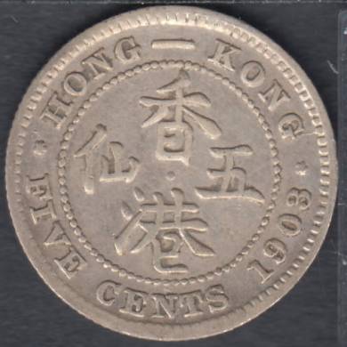 1903 - 5 Cents - Hong Kong