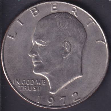 1972 D - AU/UNC - Eisenhower - Dollar