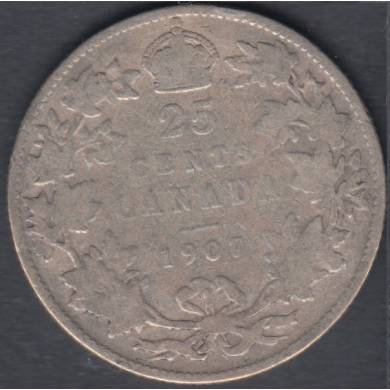1907 - Good - Canada 25 Cents