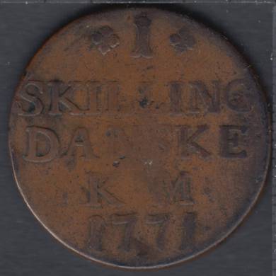 1771 - 1 Skilling - Danemark